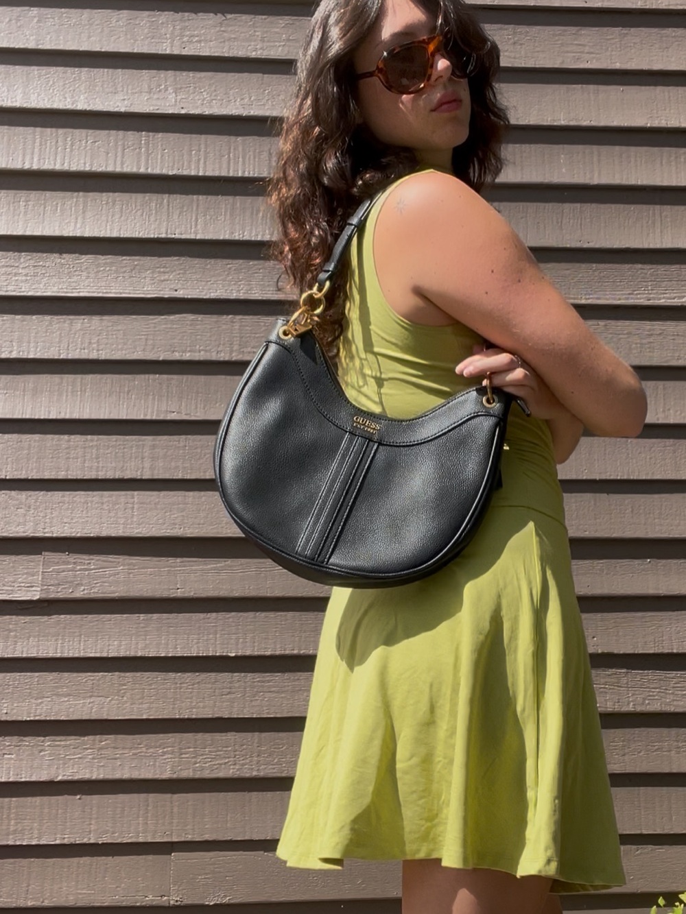 Black Guess Shoulder Bag
